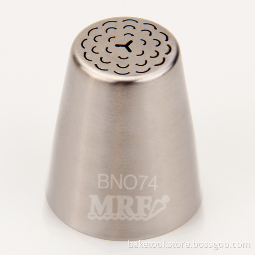New Arrival Stainless steel Pastry decorating Tips Xlarge Russian Icing Nozzles Piping Tips #BNO74